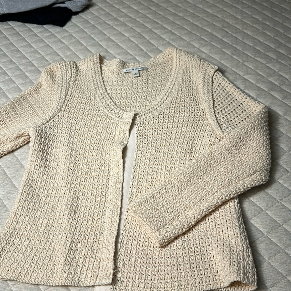 Banana republic crochet cardigan size medium